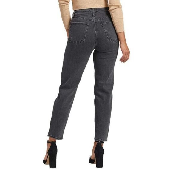 Silver Jeans Women's Highly Desirable Slim Straight Jean In Black Size 24 x 28 - Picture 2 of 6